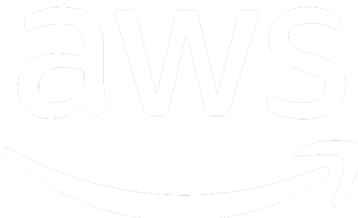 AWS white logo