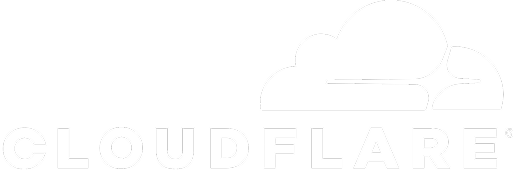 Cloudflare logo white